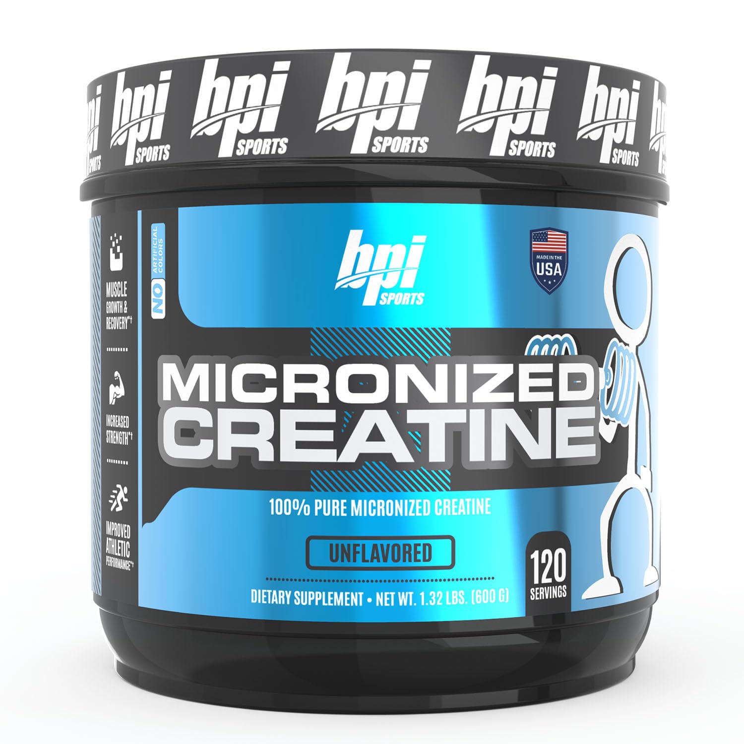 BPI Sports Micronized Creatine 600g front view