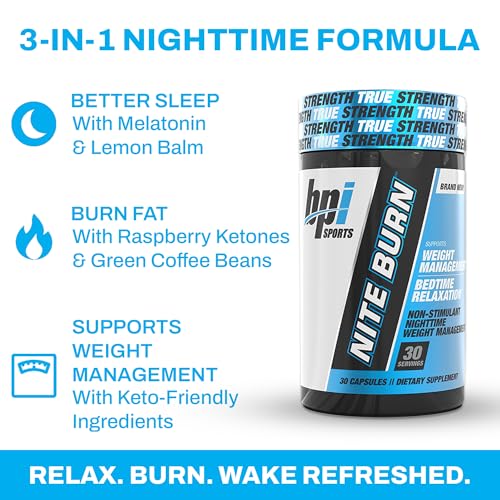 BPI Sports Nite Burn packaging side view