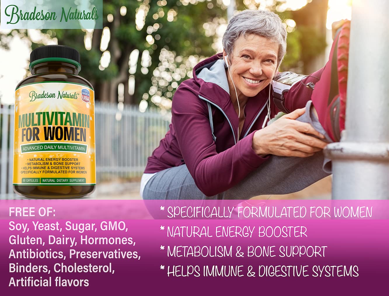 Bradeson Naturals Daily Vitamin for Women liquid-filled capsules