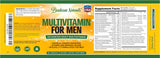 Bradeson Naturals Multivitamins for Men packaging with ingredients list