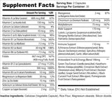 Bradeson Naturals Multivitamins for Men veggie capsules close-up