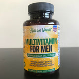 Bradeson Naturals Multivitamins for Men with a measuring spoon