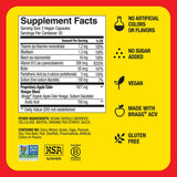 Bragg ACV Capsules 100g nutritional information