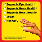 Bragg Omega-3 Softgels back view with ingredient list