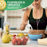 Braidz Dietary Fibre Powder container on kitchen counter