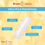 Brain Bean Ultra Pure Nattokinase 5000 FU capsules close-up