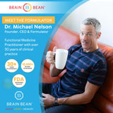 Brain Bean Ultra Pure Nattokinase 5000 FU capsules lifestyle shot