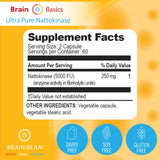 Brain Bean Ultra Pure Nattokinase 5000 FU capsules packaging
