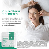brain feed 5-HTP Natural Serotonin Supplement tablet close-up