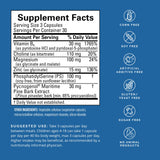 BRAINMD Attention Support supplement side view showing capsule