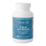 BRAINMD Calm My Brain magnesium supplement front view