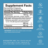 BRAINMD Calm My Brain supplement bottle side view