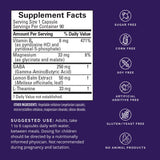 BRAINMD GABA supplement side view showing ingredients