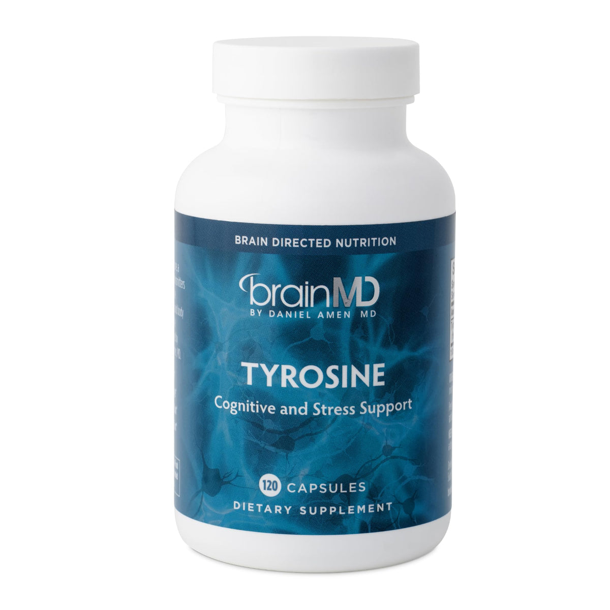 BRAINMD L-Tyrosine Supplement front view 109g