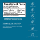 BRAINMD L-Tyrosine Supplement side view with label