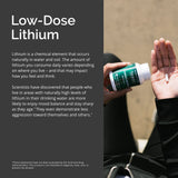 BRAINMD Lithium Orotate 60 Capsules with a measuring spoon