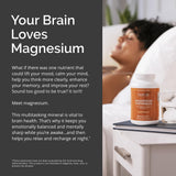 BRAINMD Magnesium Supplement 381g capsules close-up