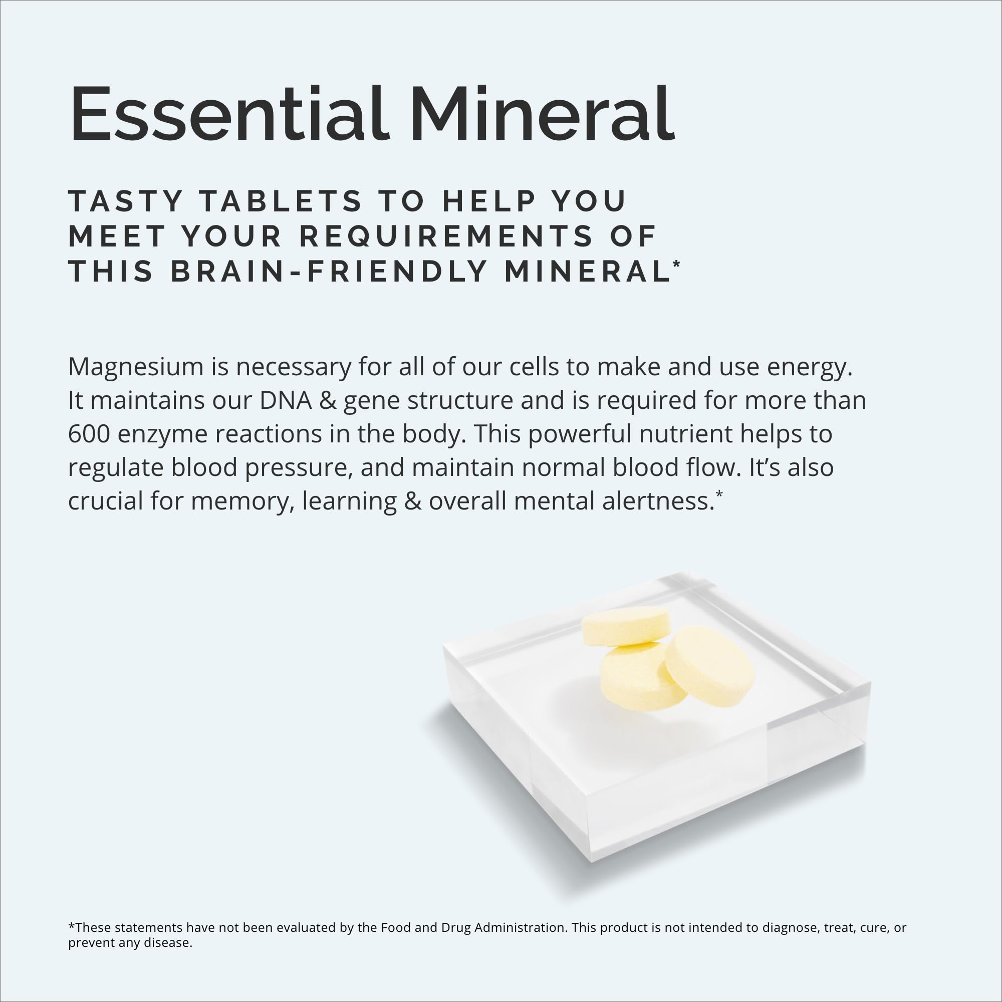 BRAINMD Magnesium Supplement ingredients list on packaging