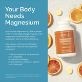 BRAINMD Magnesium Supplement with a measuring spoon for dosage