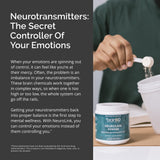 BRAINMD NeuroLink supplement bottle on a wooden table