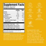 BRAINMD Omega-3 Fish Oil Liquid 540g bottle side view
