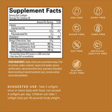 BRAINMD Omega-3 Fish Oil Supplement 1600mg side view