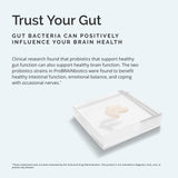 BRAINMD Probiotic Capsules back view with ingredient list