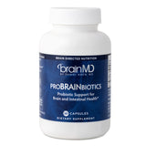 BRAINMD Probiotic Capsules front view with packaging