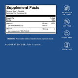 BRAINMD Vitamin D3 + K2 supplement bottle side view