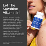 BRAINMD Vitamin D3 + K2 supplement packaging