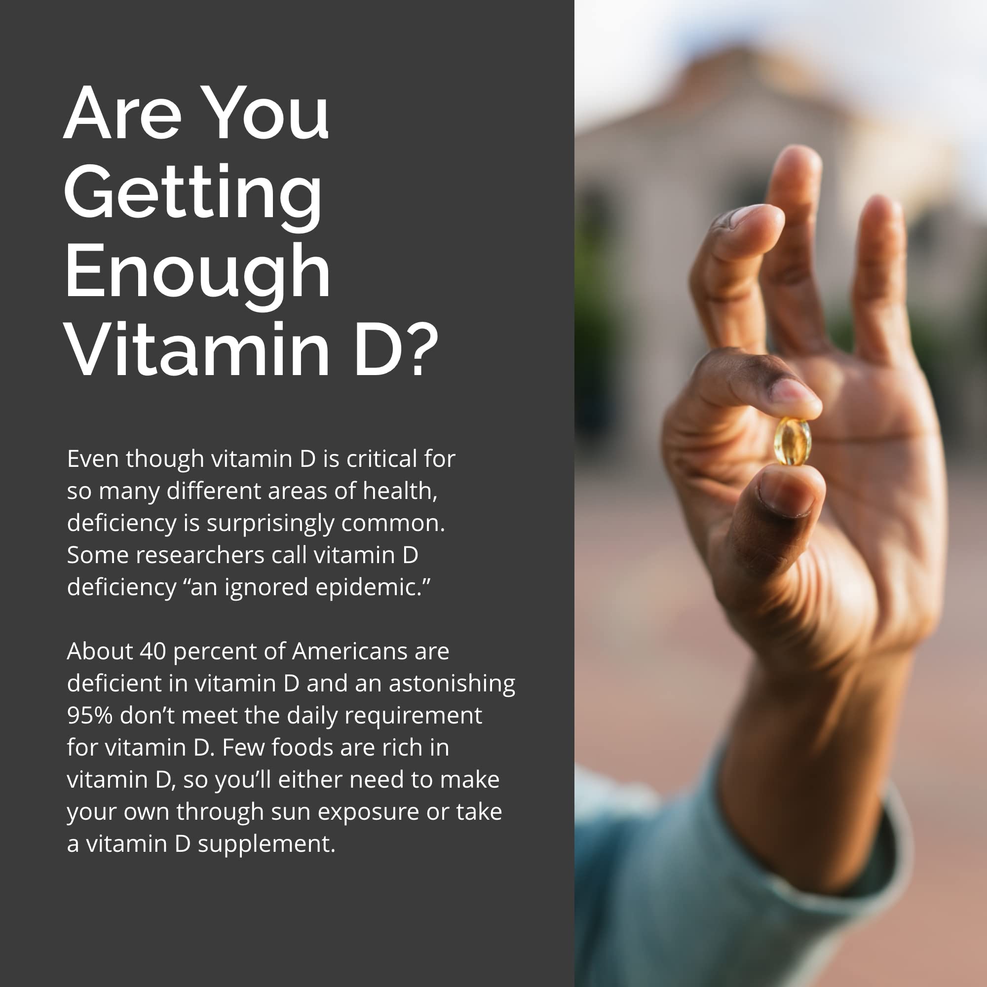 BRAINMD Vitamin D3 supplement with ingredients list