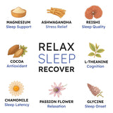 Brainoa Gourmet Hot Cocoa Sleep Supplement in a bowl