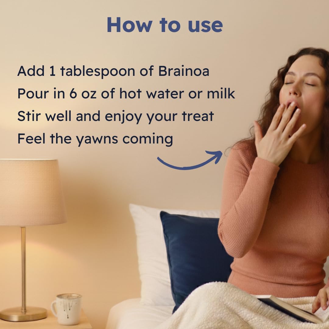Brainoa Gourmet Hot Cocoa Sleep Supplement nutritional information