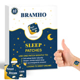 BRAMHO Natural Sleep Patch front view with packaging