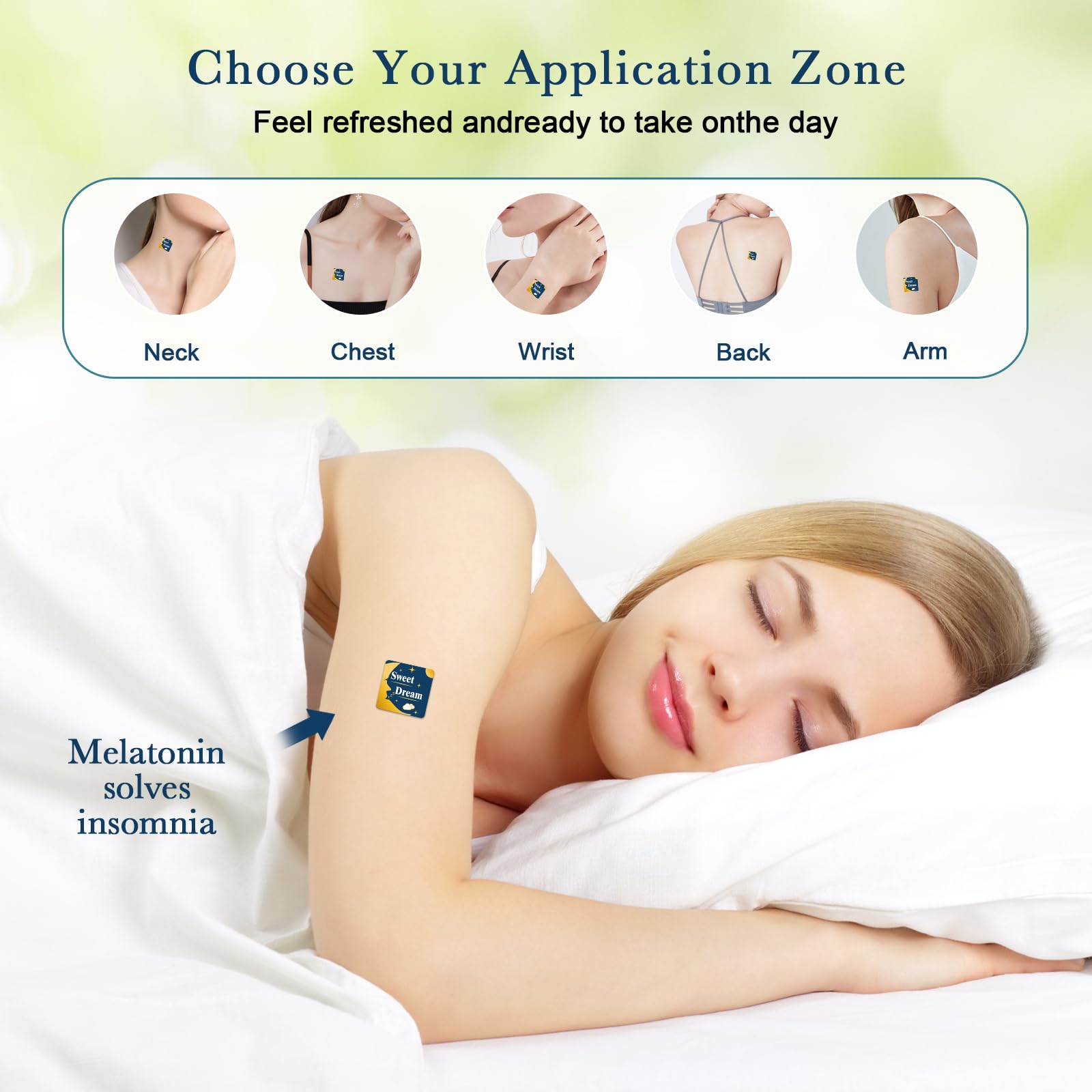 BRAMHO Natural Sleep Patch side view