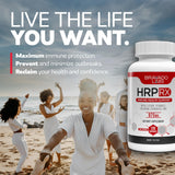 Bravado Labs L-Lysine Supplement capsules on a wooden surface