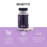 Breast Maxx capsules on a wooden surface