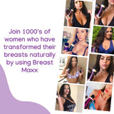 Breast Maxx ingredients list on the bottle