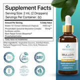 BREATHIUM Mullein Extract Drops lifestyle shot with herbal supplements
