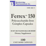 Breckenridge Ferrex 150 Iron Complex Capsules side view