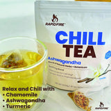 Brewed Rapid Fire Chill Tea in a cup