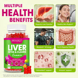 Briasket Milk Thistle Supplement 2000mg vegan gummies packaging