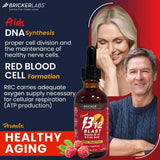 Bricker Labs B-12 Blast Liquid Vitamin B12 and Folic Acid dosage guide