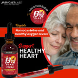 Bricker Labs B-12 Blast Liquid Vitamin B12 and Folic Acid ingredients list