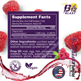 Bricker Labs B-12 Blast Liquid Vitamin B12 Supplement packaging