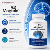 Bricker Labs Magtein label close-up showing ingredients