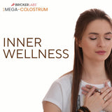 Bricker Labs Mega-Colostrum 1000mg capsules with measuring spoon