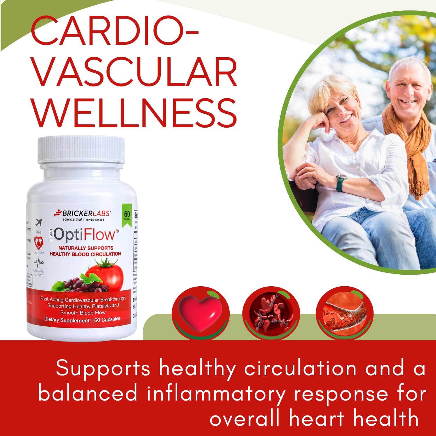 Bricker Labs OptiFlow Resveratrol Supplement back view