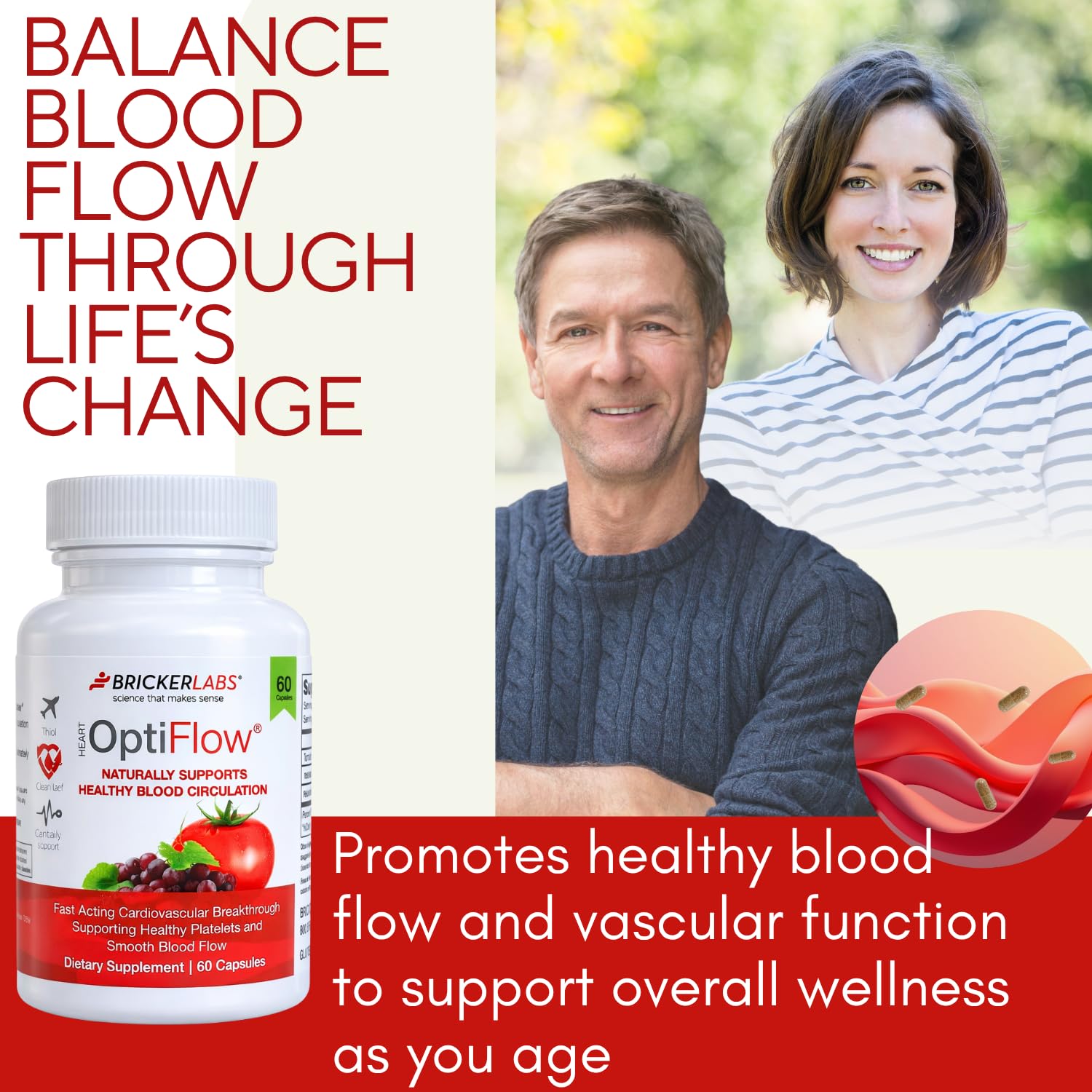 Bricker Labs OptiFlow Resveratrol Supplement packaging