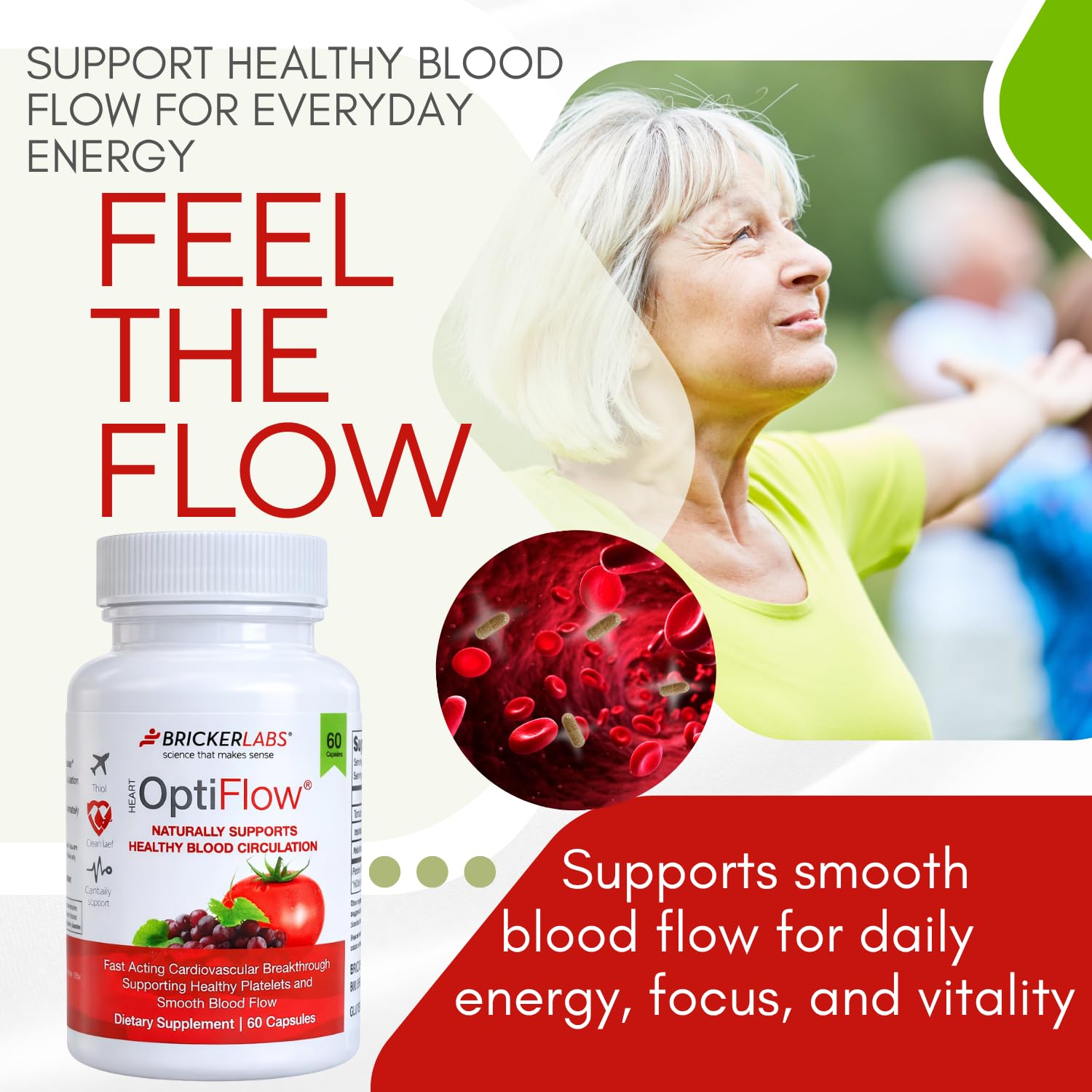 Bricker Labs OptiFlow Resveratrol Supplement side view